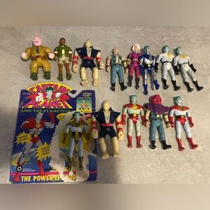 Captain Planet Action Figures Lot of 14 Tiger Toys Vintage 1991